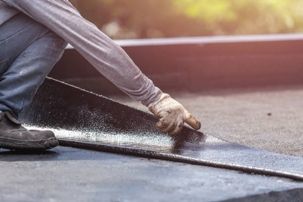 Professional Waterproofing technician working in Grass Lake, MI
